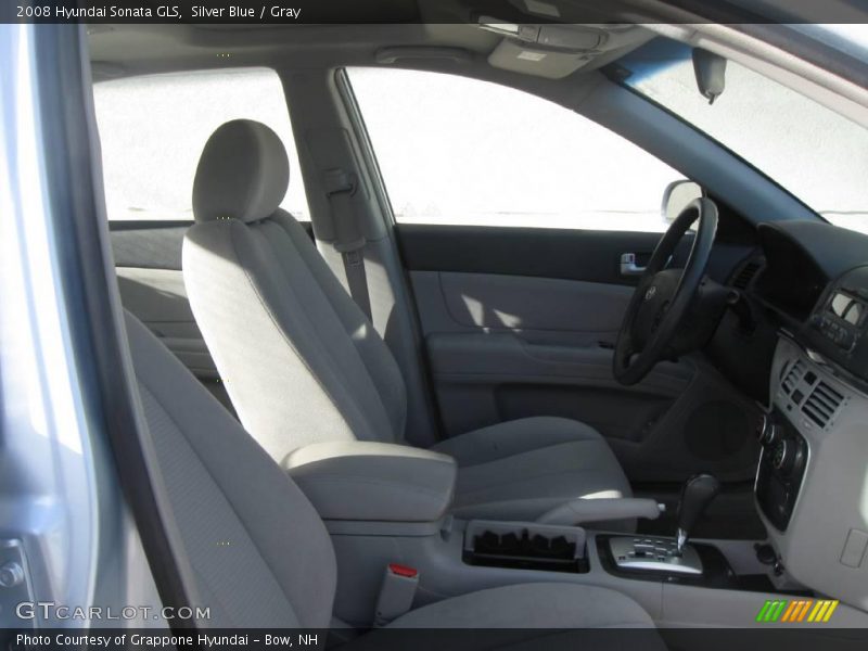 Silver Blue / Gray 2008 Hyundai Sonata GLS