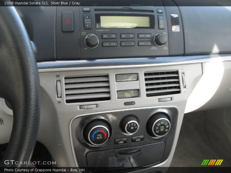 Silver Blue / Gray 2008 Hyundai Sonata GLS