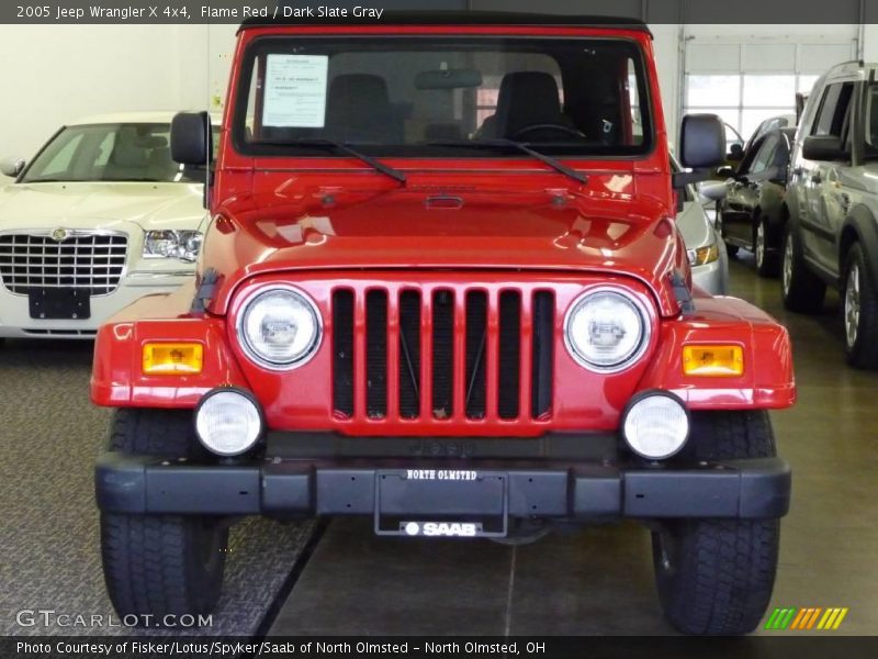 Flame Red / Dark Slate Gray 2005 Jeep Wrangler X 4x4