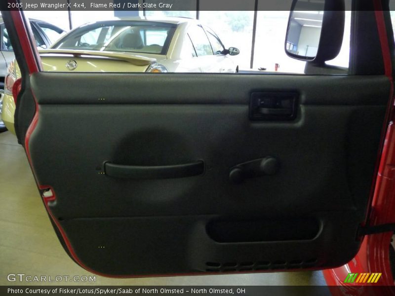 Flame Red / Dark Slate Gray 2005 Jeep Wrangler X 4x4