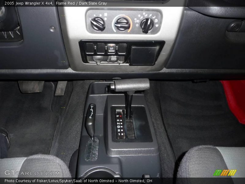 Flame Red / Dark Slate Gray 2005 Jeep Wrangler X 4x4