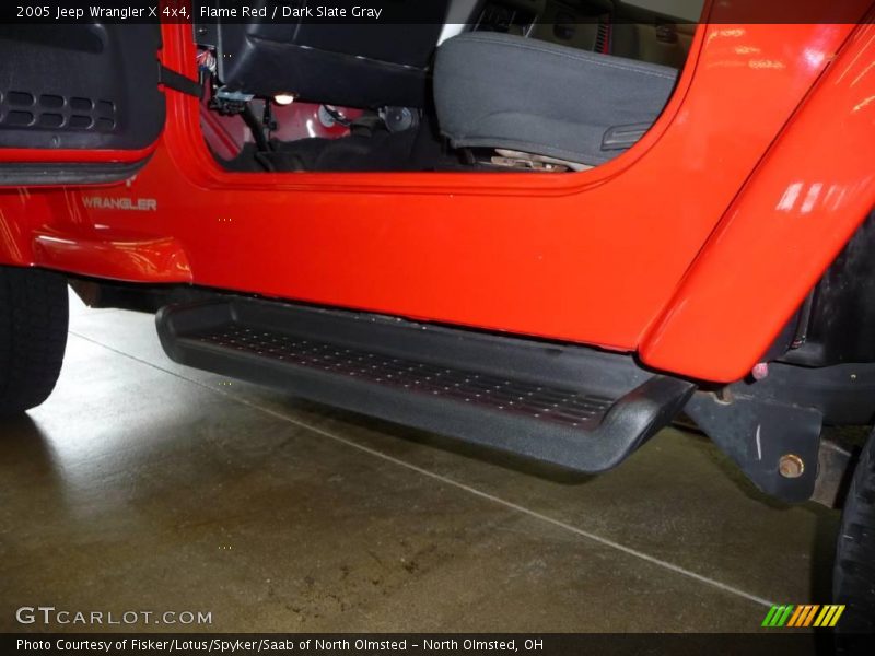 Flame Red / Dark Slate Gray 2005 Jeep Wrangler X 4x4