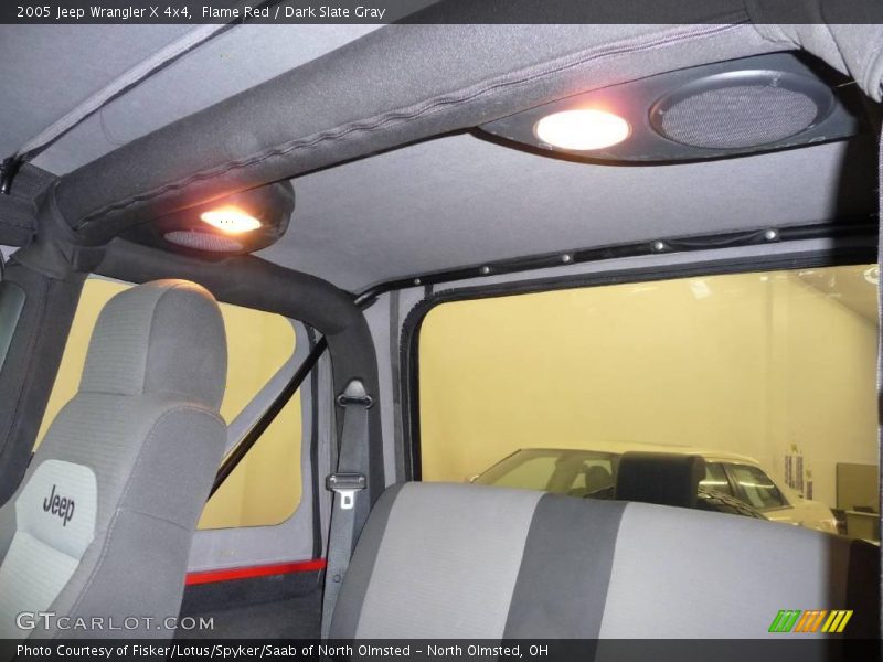 Flame Red / Dark Slate Gray 2005 Jeep Wrangler X 4x4