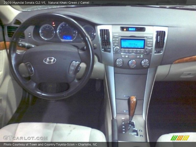 Natural Khaki Green / Camel 2009 Hyundai Sonata GLS V6