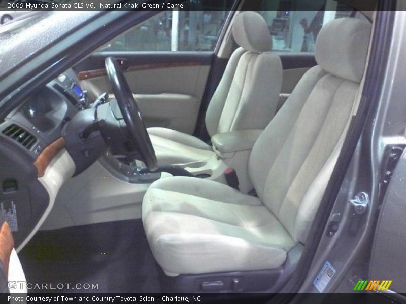 Natural Khaki Green / Camel 2009 Hyundai Sonata GLS V6