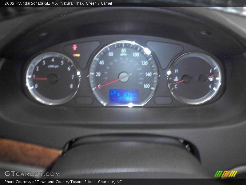 Natural Khaki Green / Camel 2009 Hyundai Sonata GLS V6