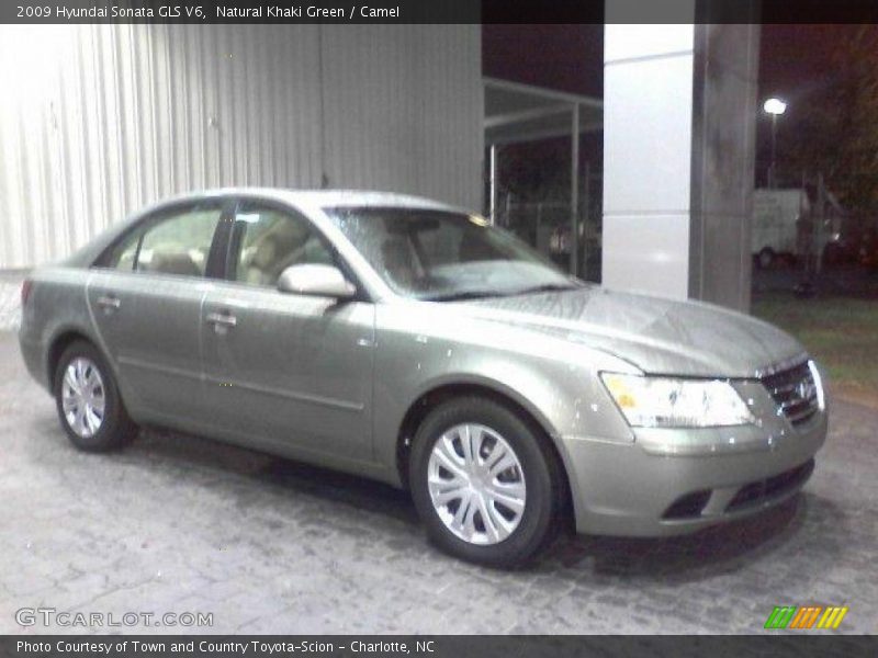 Natural Khaki Green / Camel 2009 Hyundai Sonata GLS V6