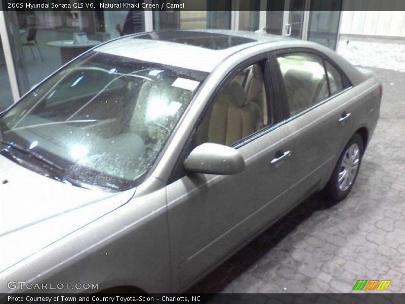 Natural Khaki Green / Camel 2009 Hyundai Sonata GLS V6