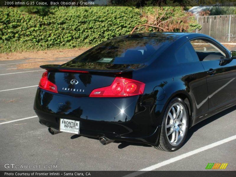 Black Obsidian / Graphite 2006 Infiniti G 35 Coupe