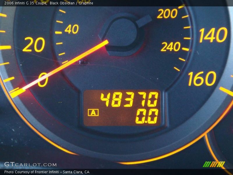 Black Obsidian / Graphite 2006 Infiniti G 35 Coupe