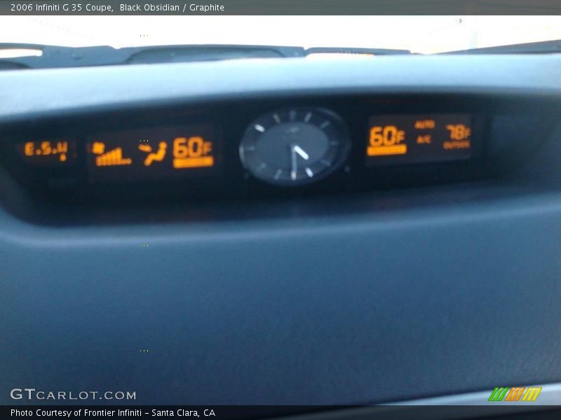 Black Obsidian / Graphite 2006 Infiniti G 35 Coupe