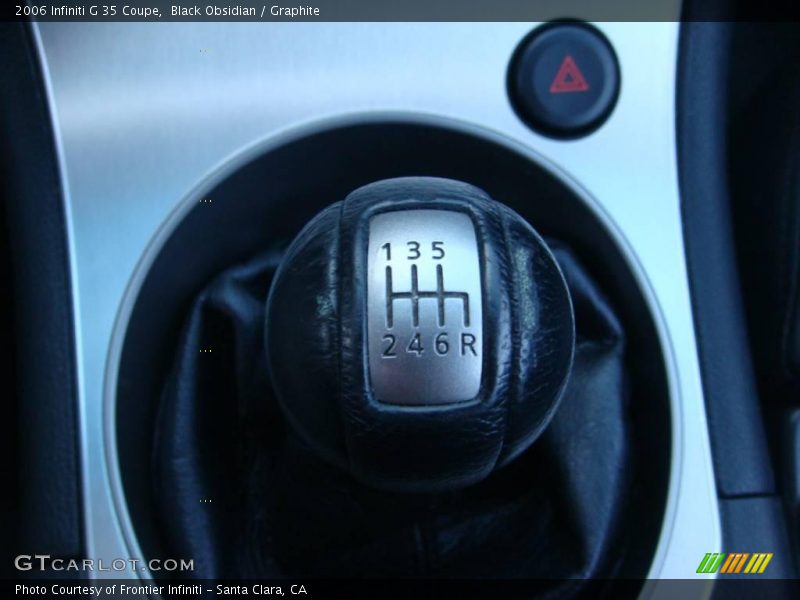 Black Obsidian / Graphite 2006 Infiniti G 35 Coupe