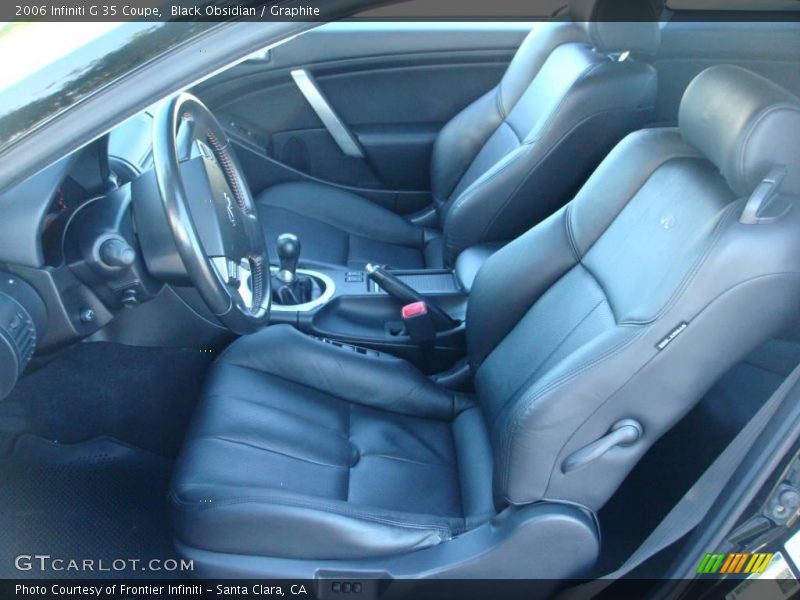 Black Obsidian / Graphite 2006 Infiniti G 35 Coupe