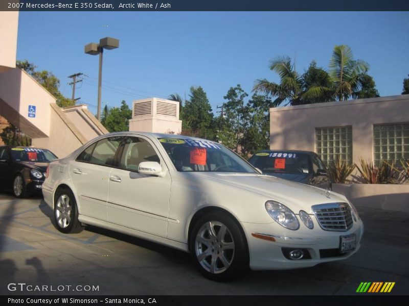 Arctic White / Ash 2007 Mercedes-Benz E 350 Sedan
