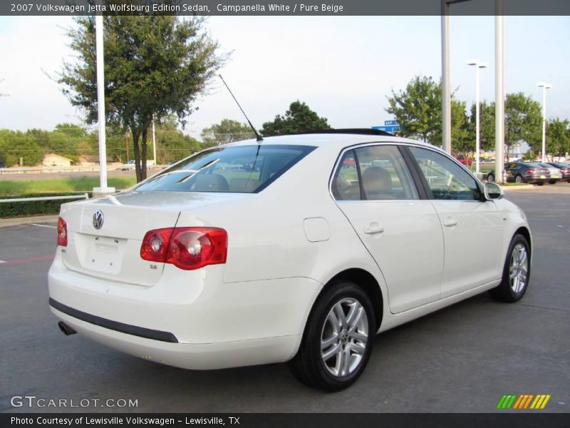 Campanella White / Pure Beige 2007 Volkswagen Jetta Wolfsburg Edition Sedan