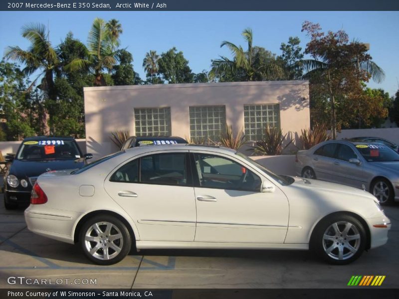 Arctic White / Ash 2007 Mercedes-Benz E 350 Sedan