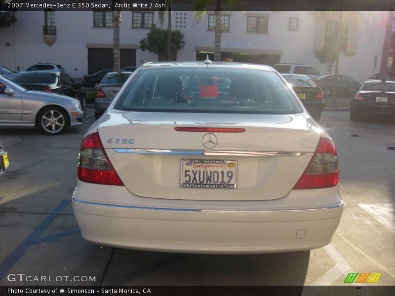 Arctic White / Ash 2007 Mercedes-Benz E 350 Sedan