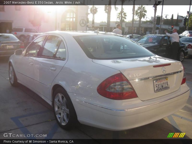 Arctic White / Ash 2007 Mercedes-Benz E 350 Sedan