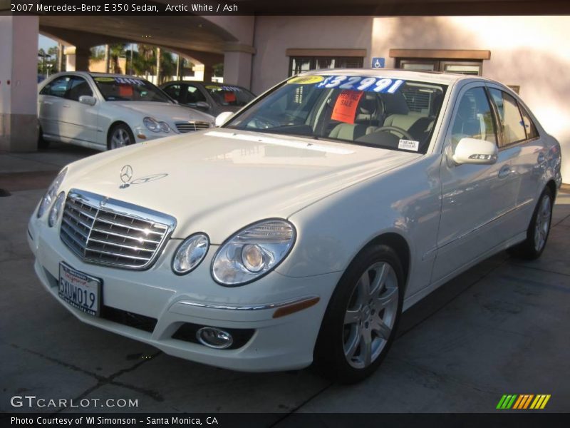 Arctic White / Ash 2007 Mercedes-Benz E 350 Sedan