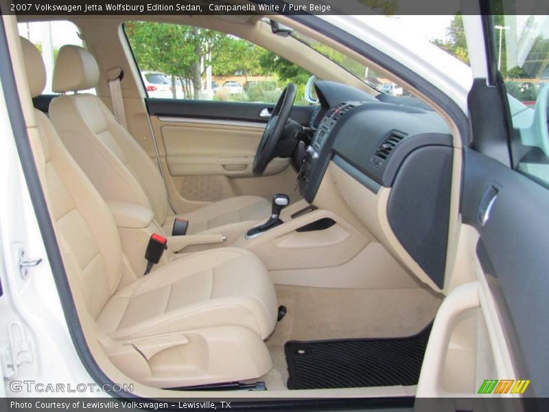 Campanella White / Pure Beige 2007 Volkswagen Jetta Wolfsburg Edition Sedan