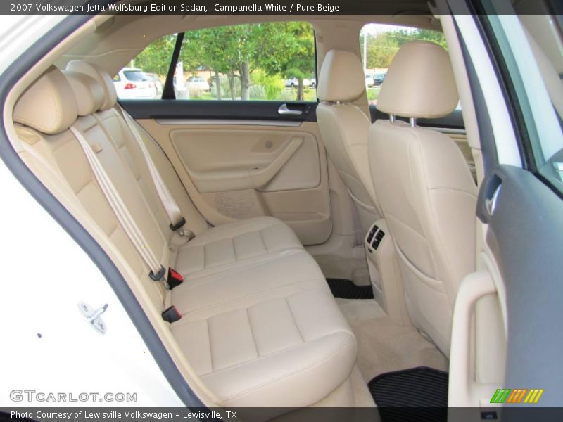 Campanella White / Pure Beige 2007 Volkswagen Jetta Wolfsburg Edition Sedan