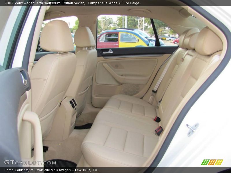 Campanella White / Pure Beige 2007 Volkswagen Jetta Wolfsburg Edition Sedan