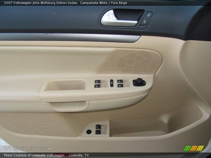 Campanella White / Pure Beige 2007 Volkswagen Jetta Wolfsburg Edition Sedan