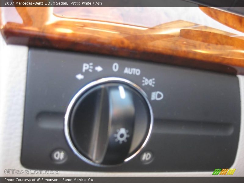 Arctic White / Ash 2007 Mercedes-Benz E 350 Sedan