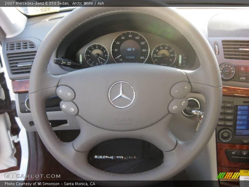 Arctic White / Ash 2007 Mercedes-Benz E 350 Sedan