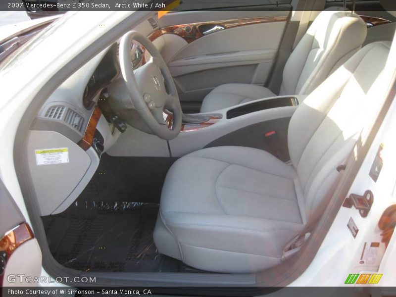 Arctic White / Ash 2007 Mercedes-Benz E 350 Sedan