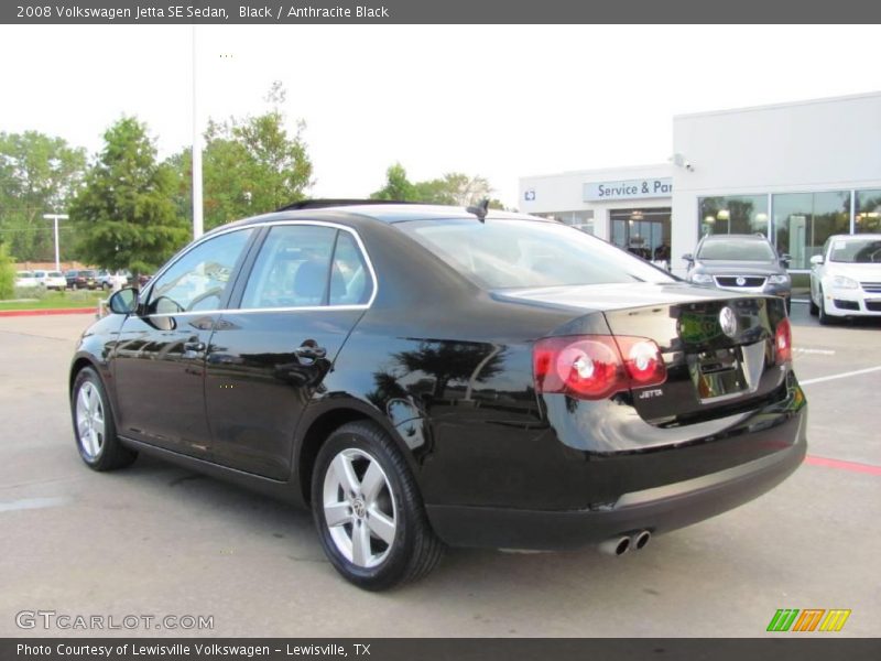 Black / Anthracite Black 2008 Volkswagen Jetta SE Sedan