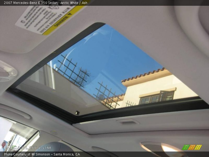 Arctic White / Ash 2007 Mercedes-Benz E 350 Sedan