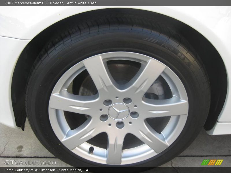Arctic White / Ash 2007 Mercedes-Benz E 350 Sedan