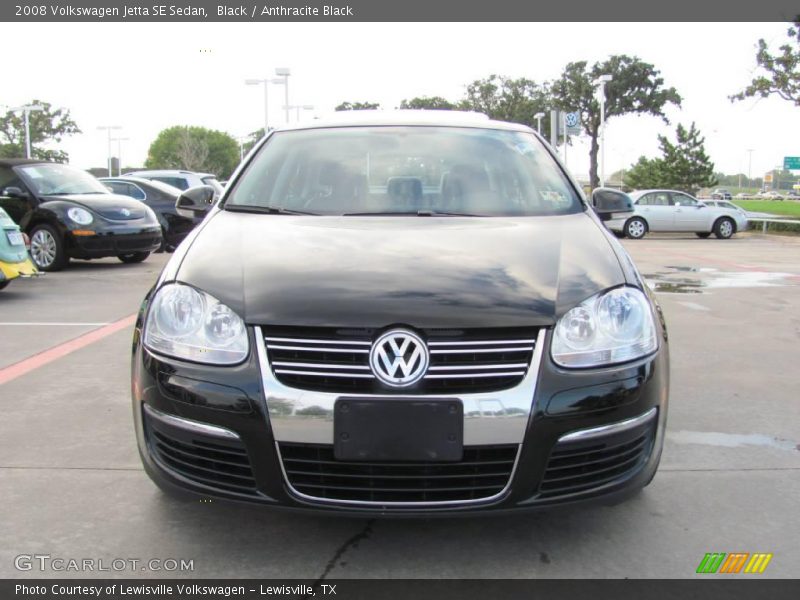 Black / Anthracite Black 2008 Volkswagen Jetta SE Sedan