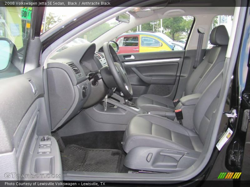 Black / Anthracite Black 2008 Volkswagen Jetta SE Sedan