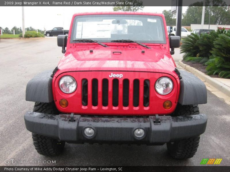 Flame Red / Dark Slate Gray/Medium Slate Gray 2009 Jeep Wrangler X 4x4