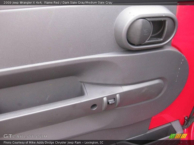 Flame Red / Dark Slate Gray/Medium Slate Gray 2009 Jeep Wrangler X 4x4