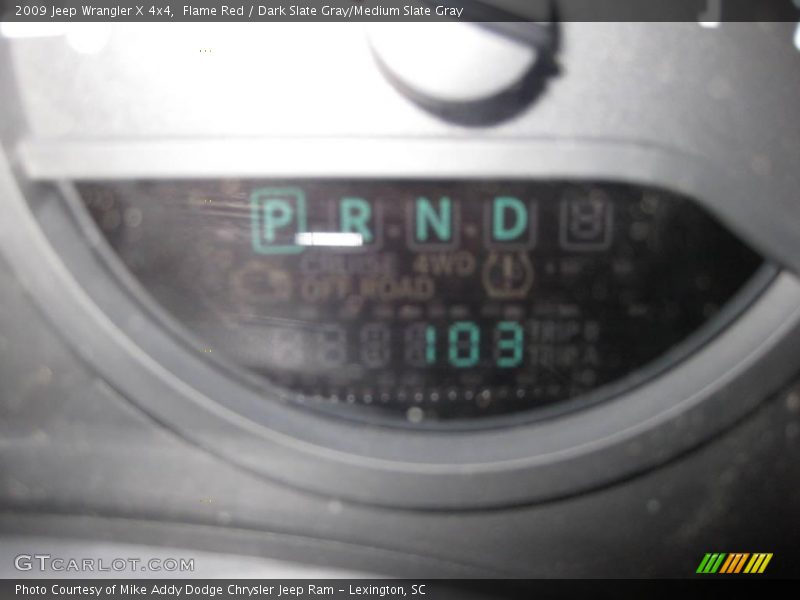 Flame Red / Dark Slate Gray/Medium Slate Gray 2009 Jeep Wrangler X 4x4
