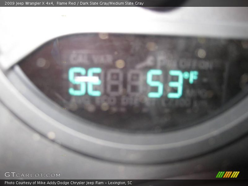 Flame Red / Dark Slate Gray/Medium Slate Gray 2009 Jeep Wrangler X 4x4