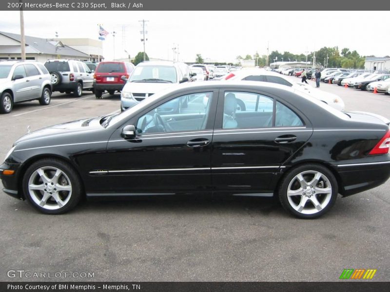 Black / Ash 2007 Mercedes-Benz C 230 Sport