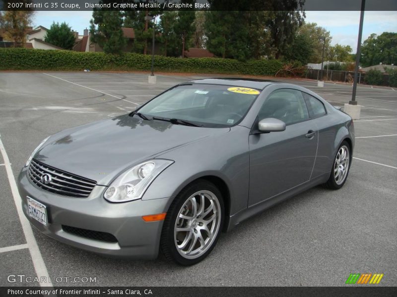 Diamond Graphite Metallic / Graphite Black 2007 Infiniti G 35 Coupe