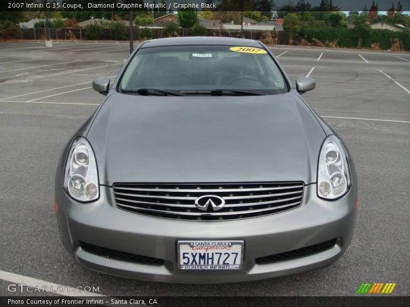 Diamond Graphite Metallic / Graphite Black 2007 Infiniti G 35 Coupe