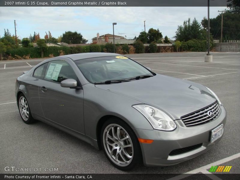 Diamond Graphite Metallic / Graphite Black 2007 Infiniti G 35 Coupe