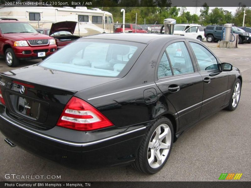 Black / Ash 2007 Mercedes-Benz C 230 Sport
