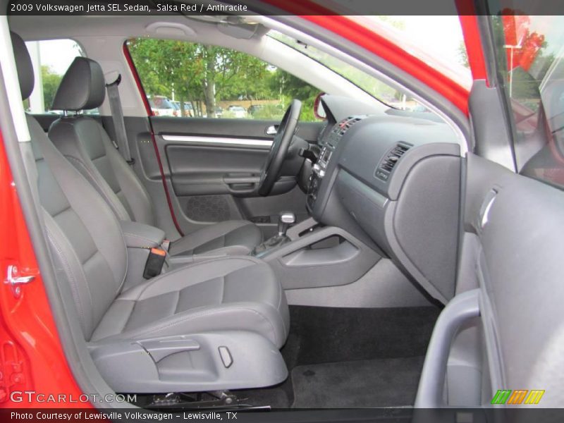 Salsa Red / Anthracite 2009 Volkswagen Jetta SEL Sedan