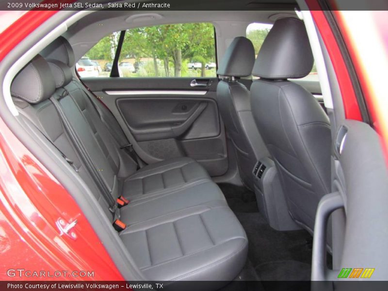 Salsa Red / Anthracite 2009 Volkswagen Jetta SEL Sedan