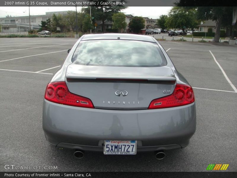Diamond Graphite Metallic / Graphite Black 2007 Infiniti G 35 Coupe