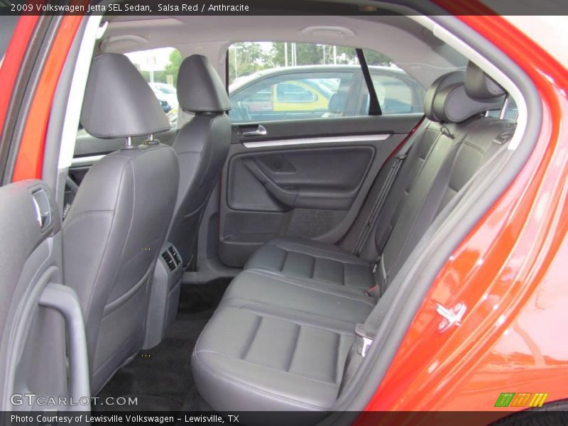 Salsa Red / Anthracite 2009 Volkswagen Jetta SEL Sedan
