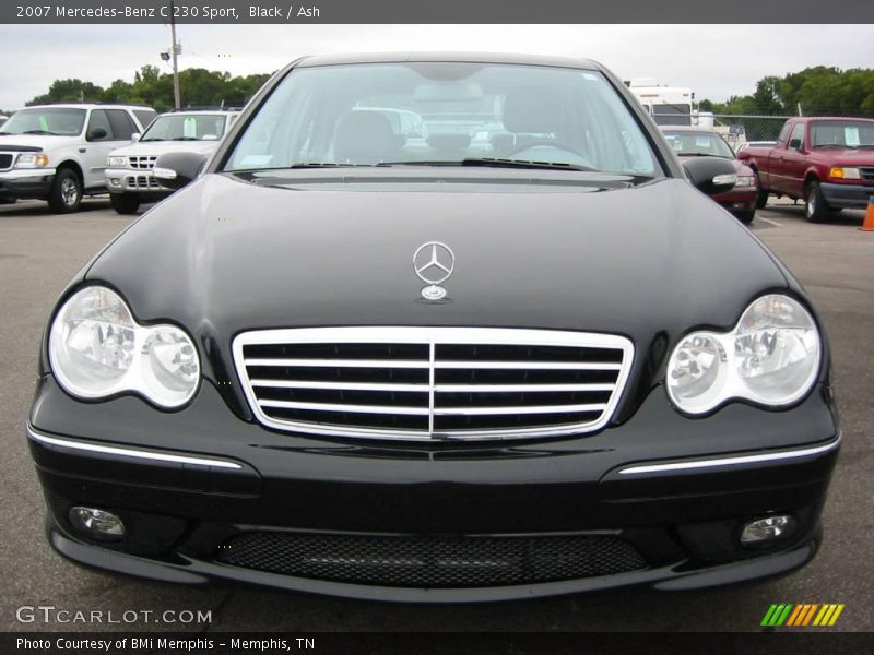Black / Ash 2007 Mercedes-Benz C 230 Sport