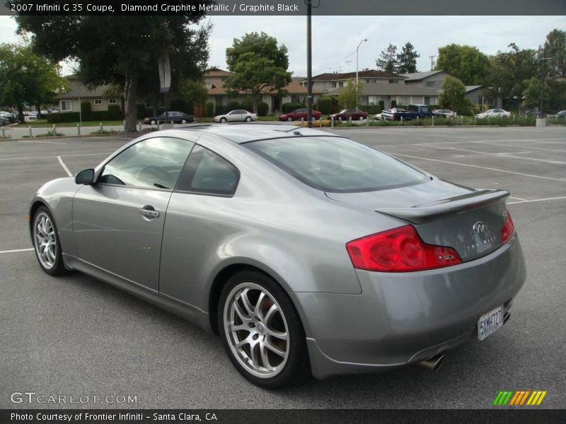 Diamond Graphite Metallic / Graphite Black 2007 Infiniti G 35 Coupe